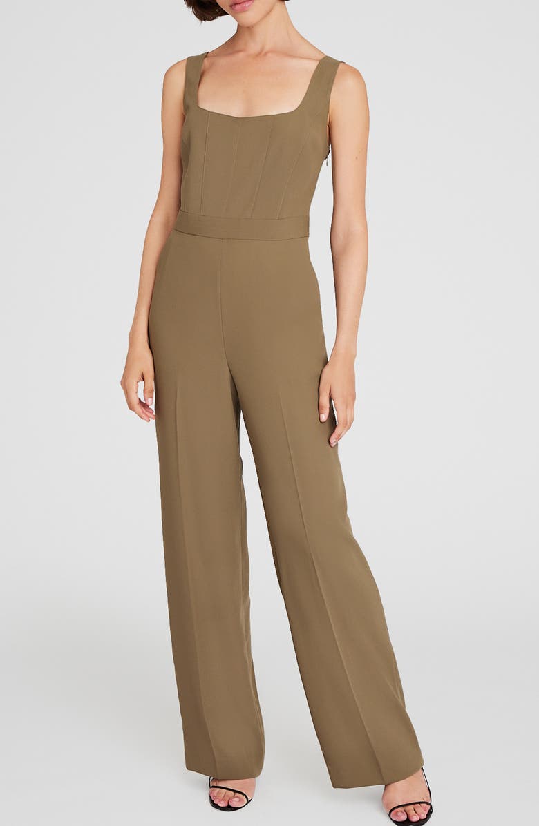 Club Monaco Square Neck Jumpsuit, Main, color, 