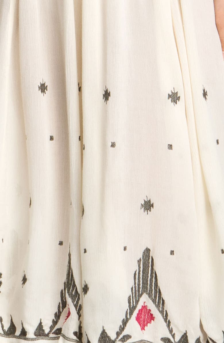 Free People 'Splendor' Embroidered Peasant Dress, Alternate, color,
