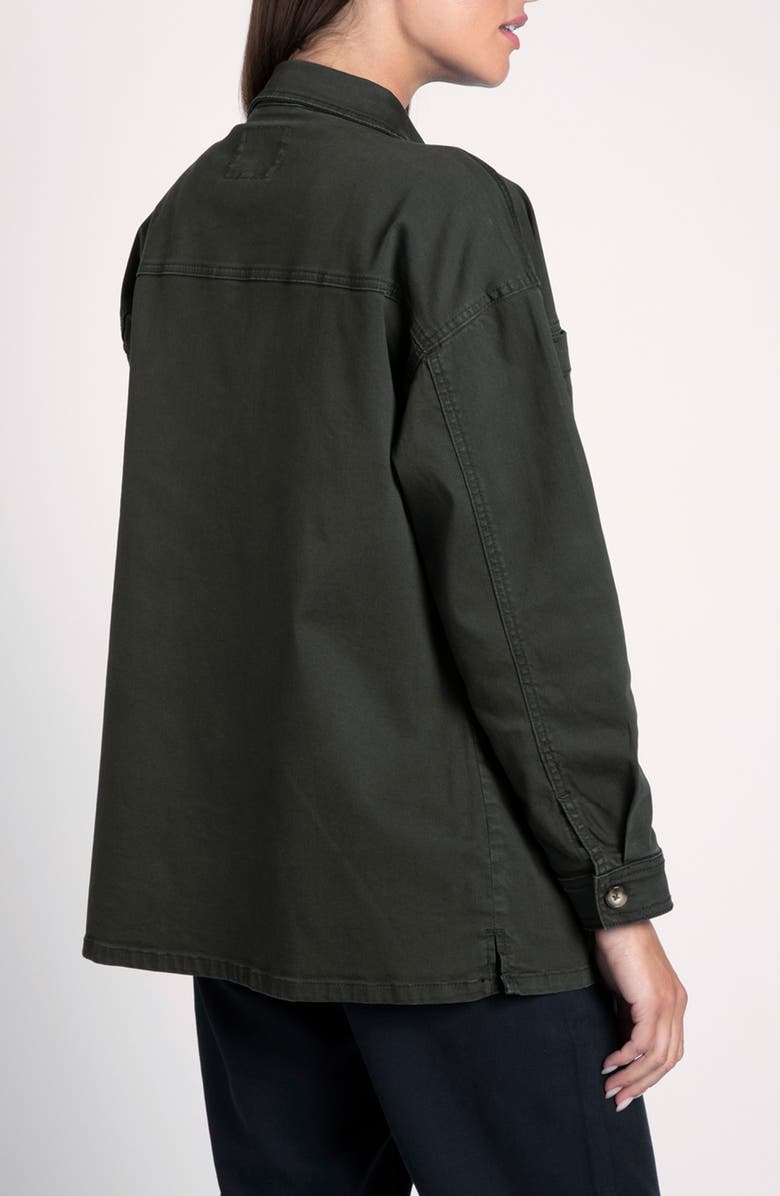 Thread & Supply Berkley Shirt Jacket, Alternate, color, Black Olive