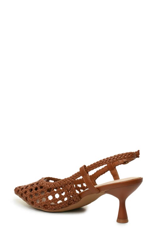 NICOLE MILLER NICOLE MILLER KNOTTY BRAIDED SLINGBACK PUMP