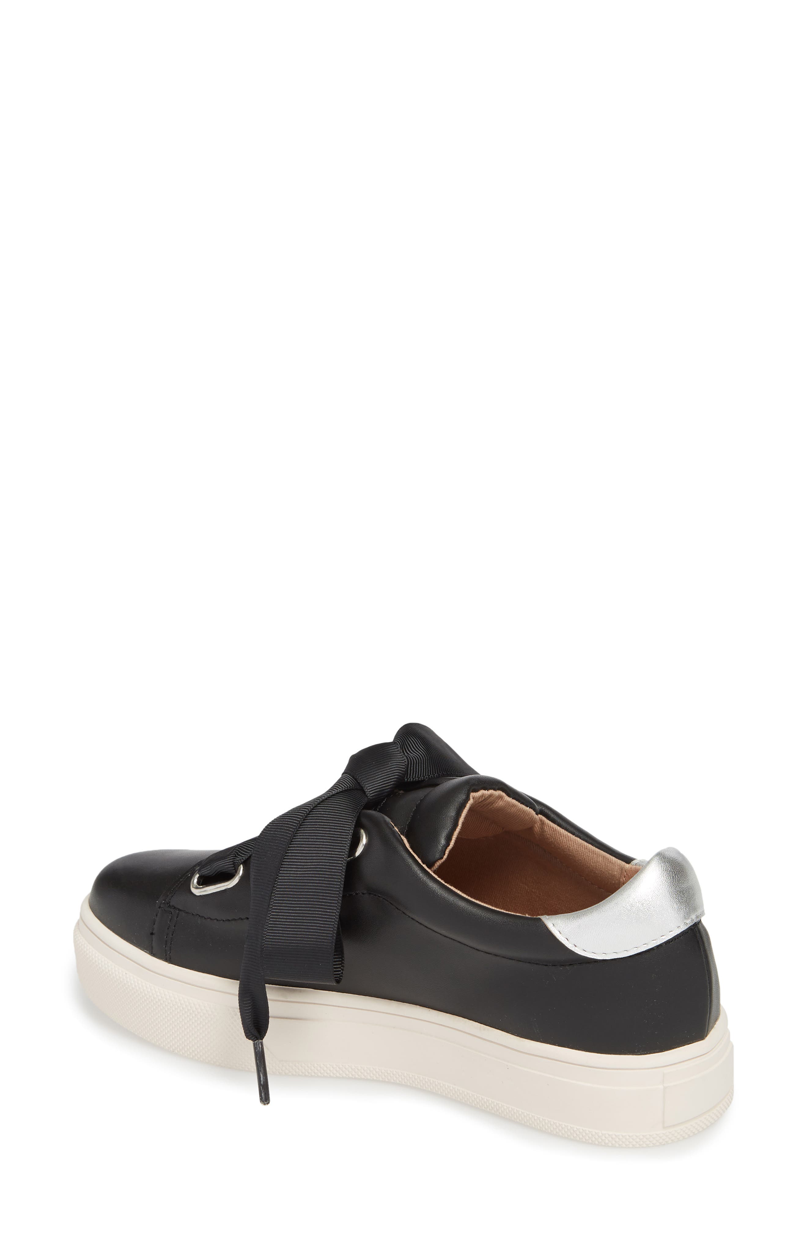 Carter Sneaker, Alternate, color, BLACK LEATHER
