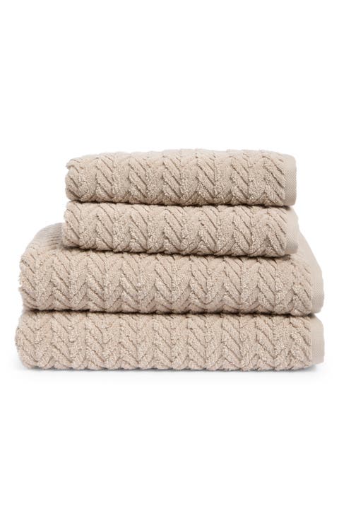 Seville 4-Piece Cotton Towel Set