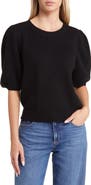 PAIGE Lucerne Puff Sleeve Recycled Cashmere Blend Sweater