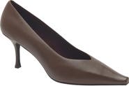 Jeffrey Campbell Campaign Leather Pointed Toe Pump