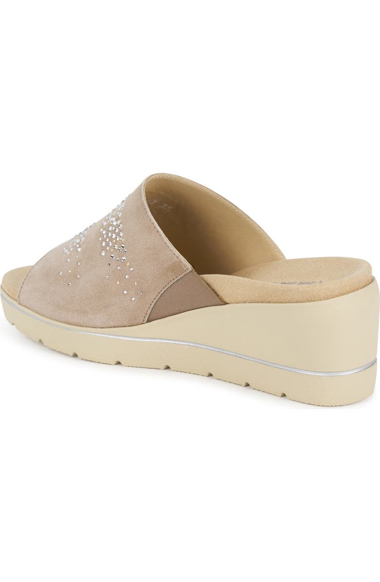 Mephisto Enzia Sparkle Wedge Slide Sandal, Alternate, color,