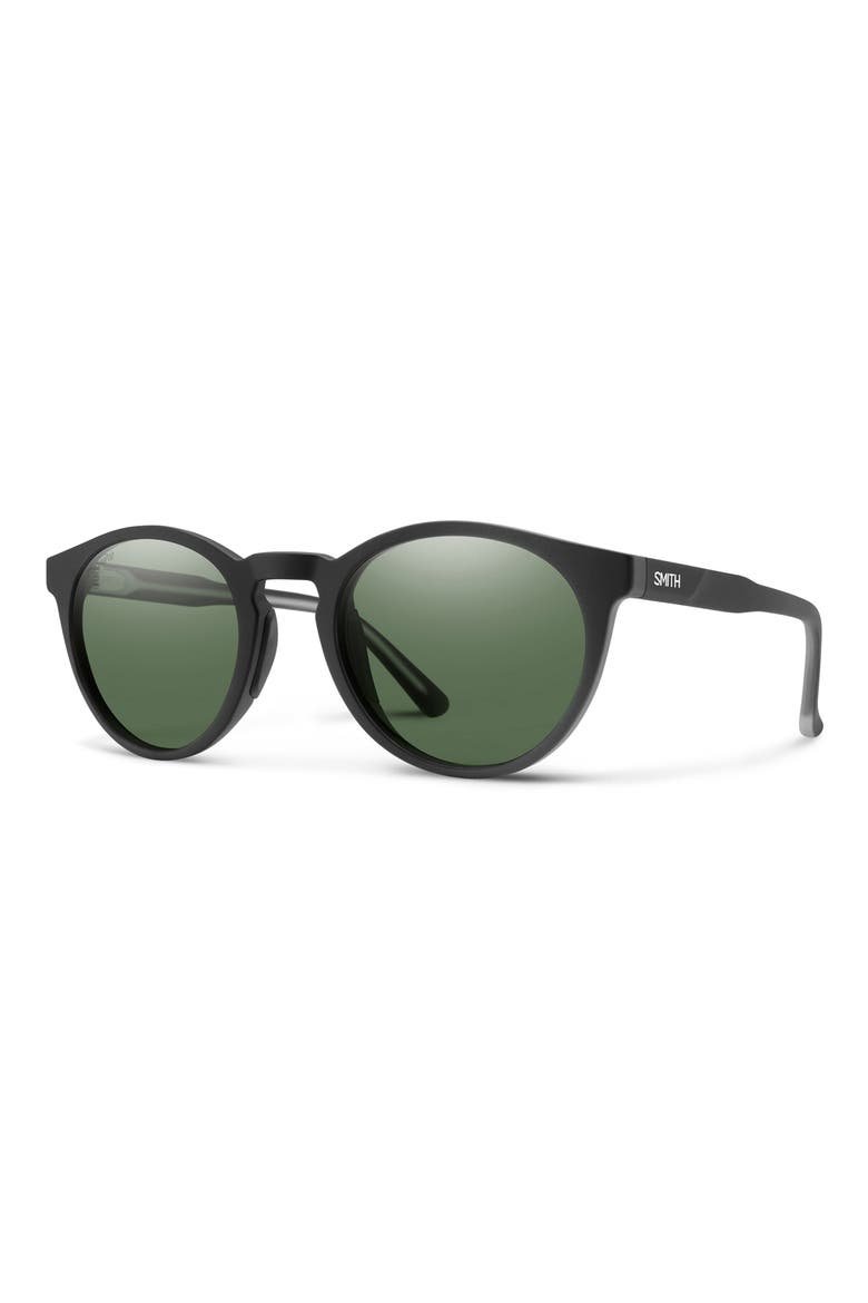 Westward 52mm Sunglasses, Alternate, color, BLACK / GRAY GREEN