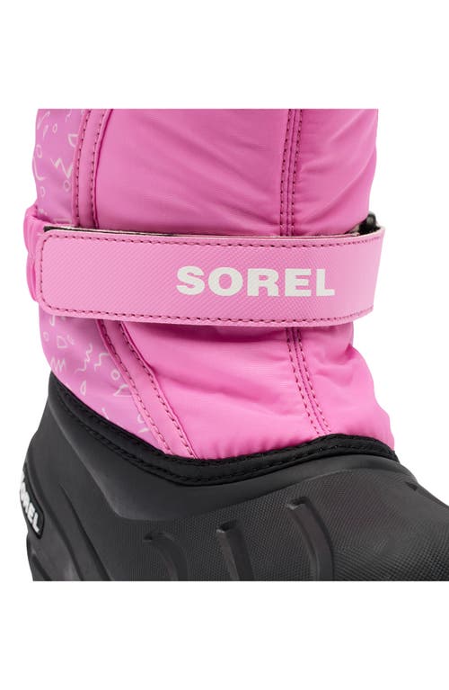 Sorel Kids' Flurry Water Resistant Snow Boot In Pink