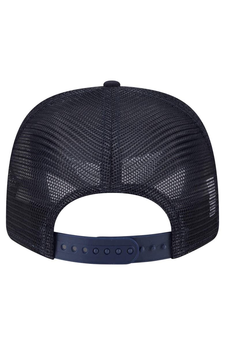 New Era Men's New Era Navy Houston Texans Main Trucker 9SEVENTY Stretch-Snap Hat, Alternate, color, 