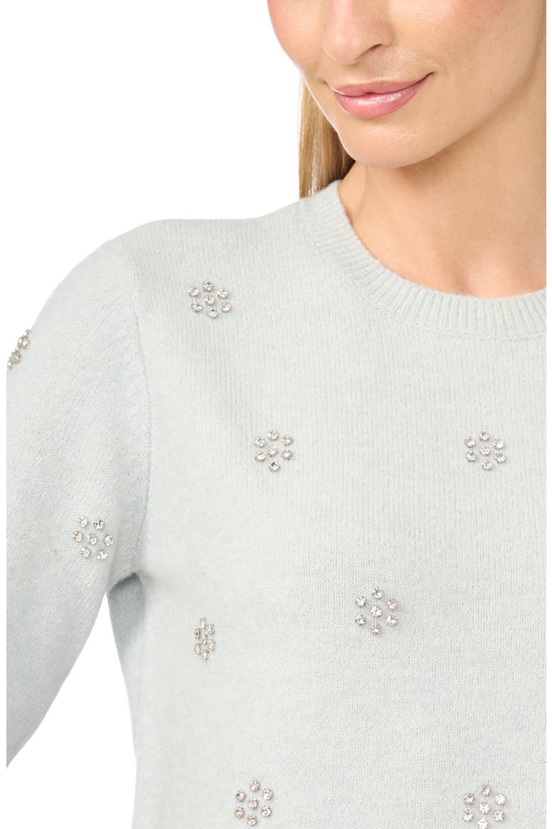 Jewel Elbow Sleeve Sweater, Alternate, color, ERICA BLUE