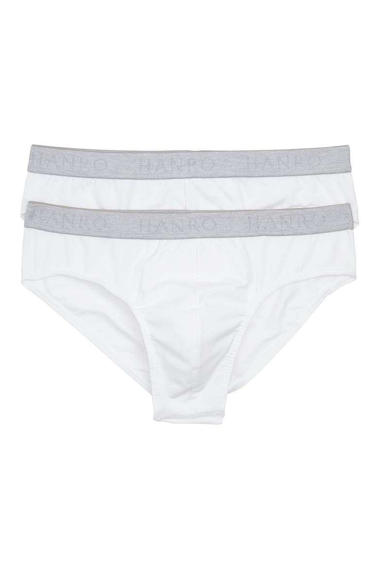 Cotton Essentials 2-Pack Cotton Briefs, Main, color, WHITE