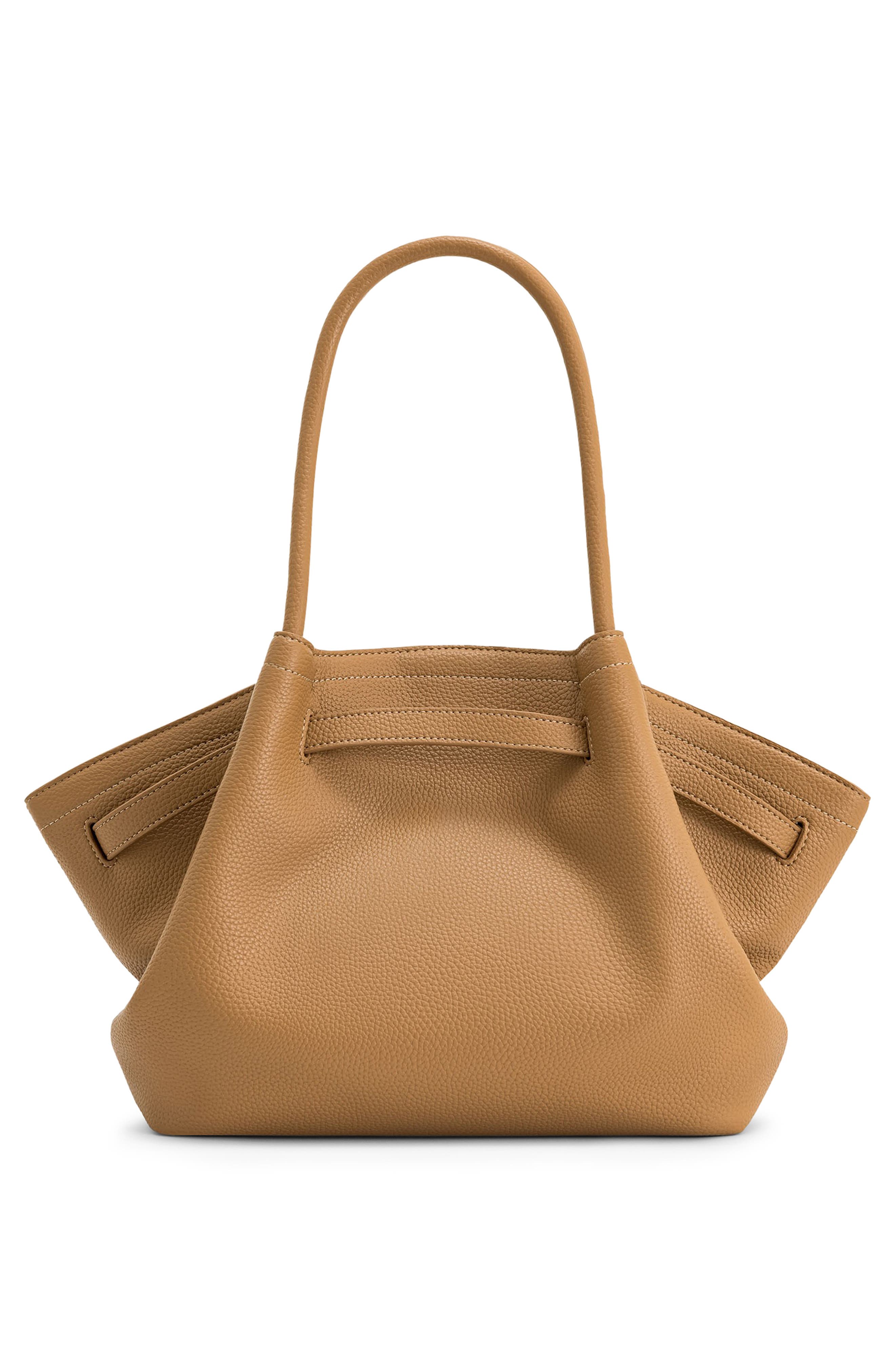 Medium Hana Tote, Alternate, color, LATTE COLOR