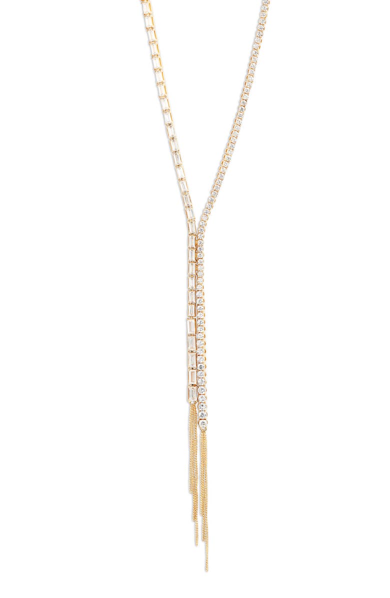 Nordstrom Cubic Zirconia Y-Necklace, Main, color,