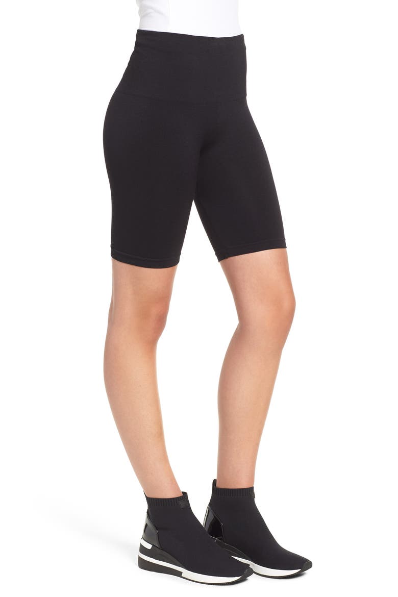 Seamless Bike Shorts, Alternate, color, BLACK