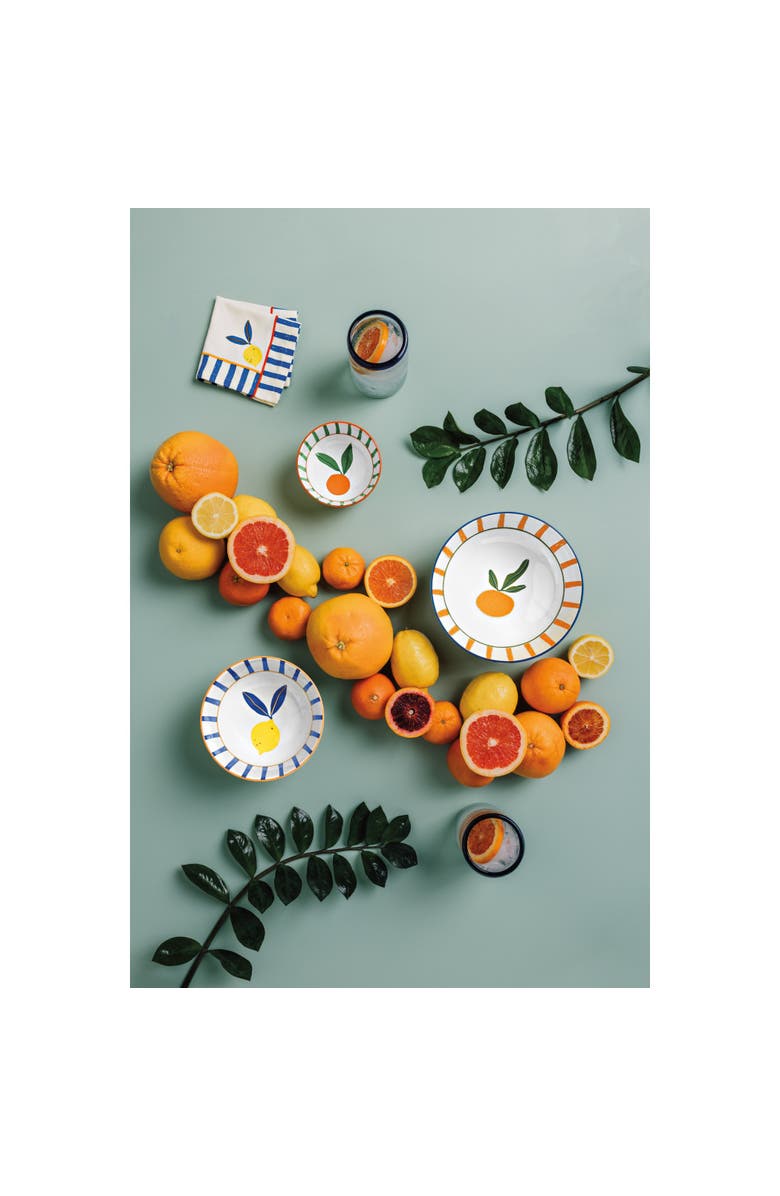 Danica Brands Set of 6 Bowl Stamped Citrus Burst, Alternate, color, 6"