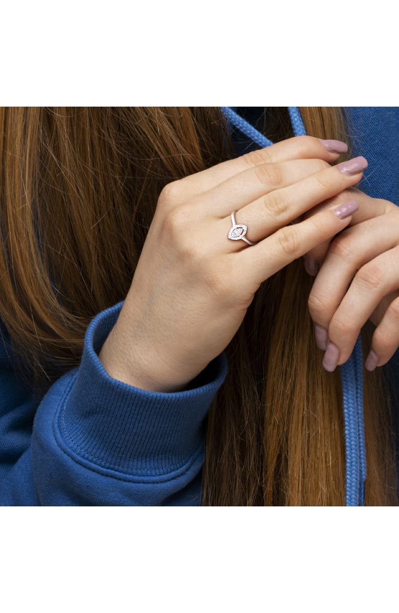 Julianna B. Diamond Marquise-Shape Cluster Ring 14k, Alternate, color, 14K White Gold