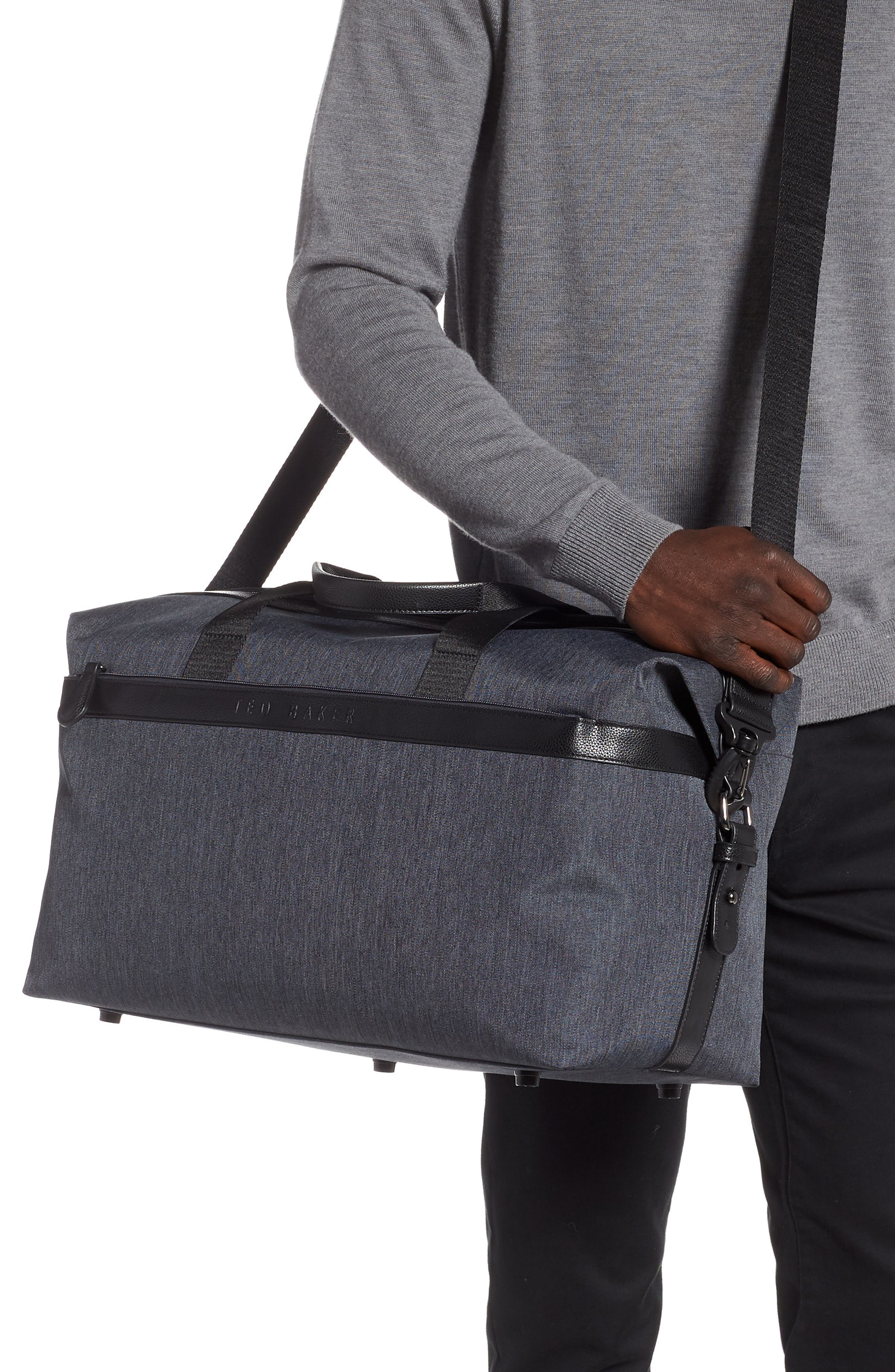 Leebra Duffle Bag, Alternate, color, CHARCOAL