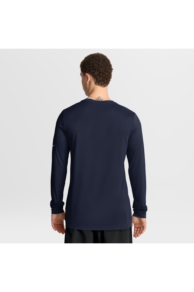 Men's Nike College Navy Seattle Seahawks Legend Icon Dri-FIT Long Sleeve T-Shirt, Alternate, color, College Navy