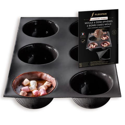Flexipan 6 Bomb Cakes Premium Silicone Baking Pan