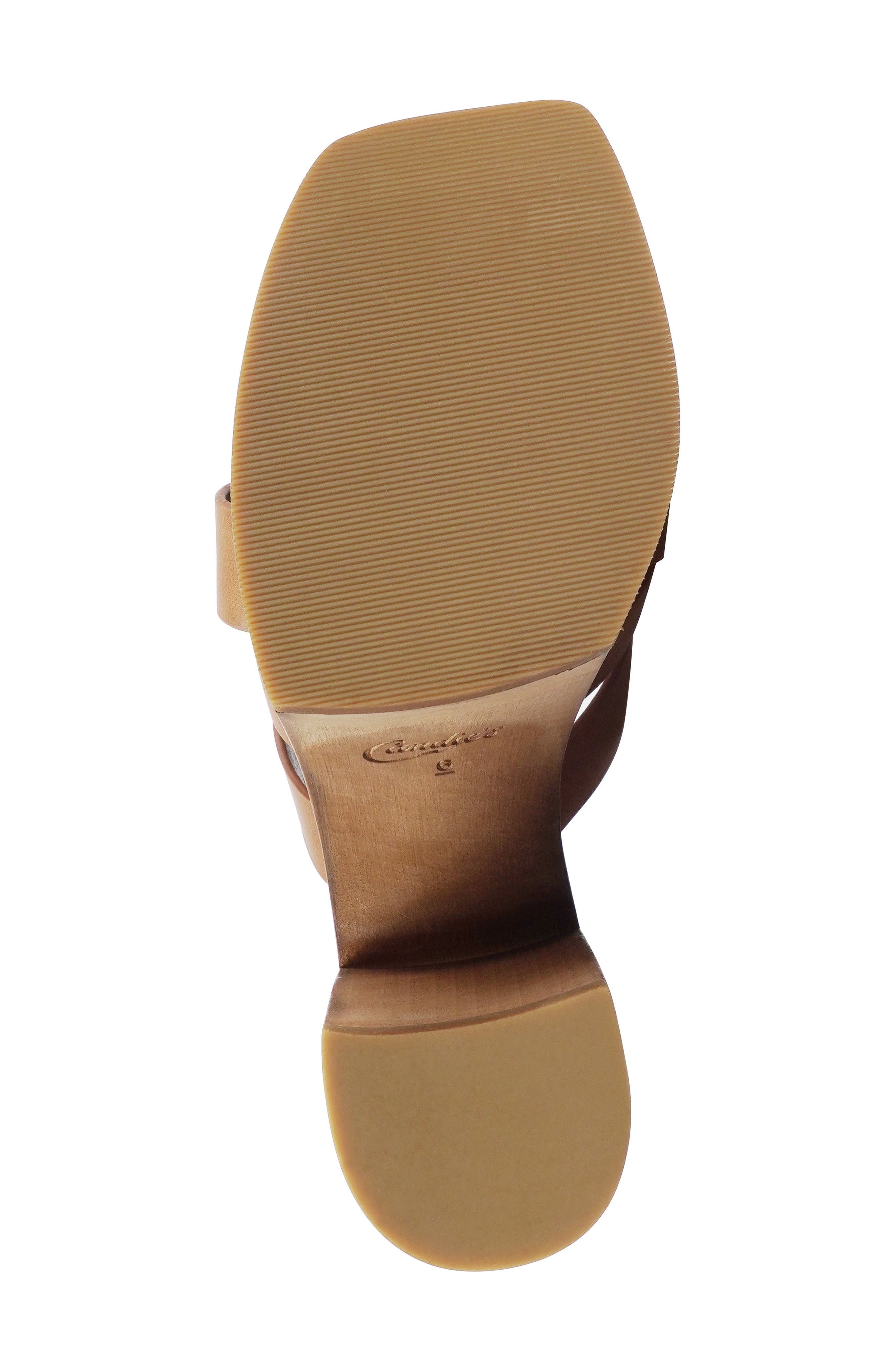 Marlie Platform Slide Sandal, Alternate, color, TAN LEATHER