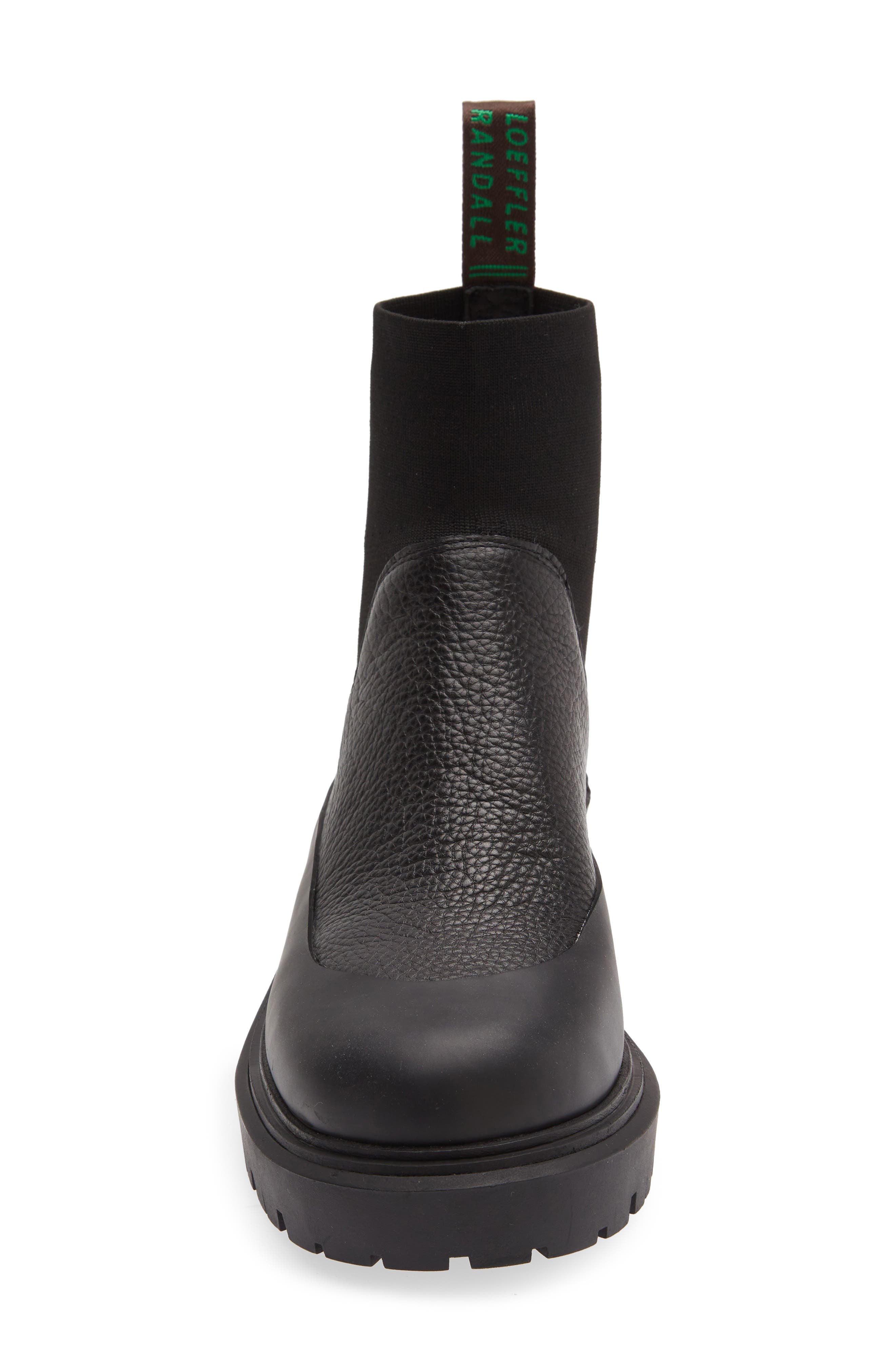 Suri Leather Boot, Alternate, color, BLACK