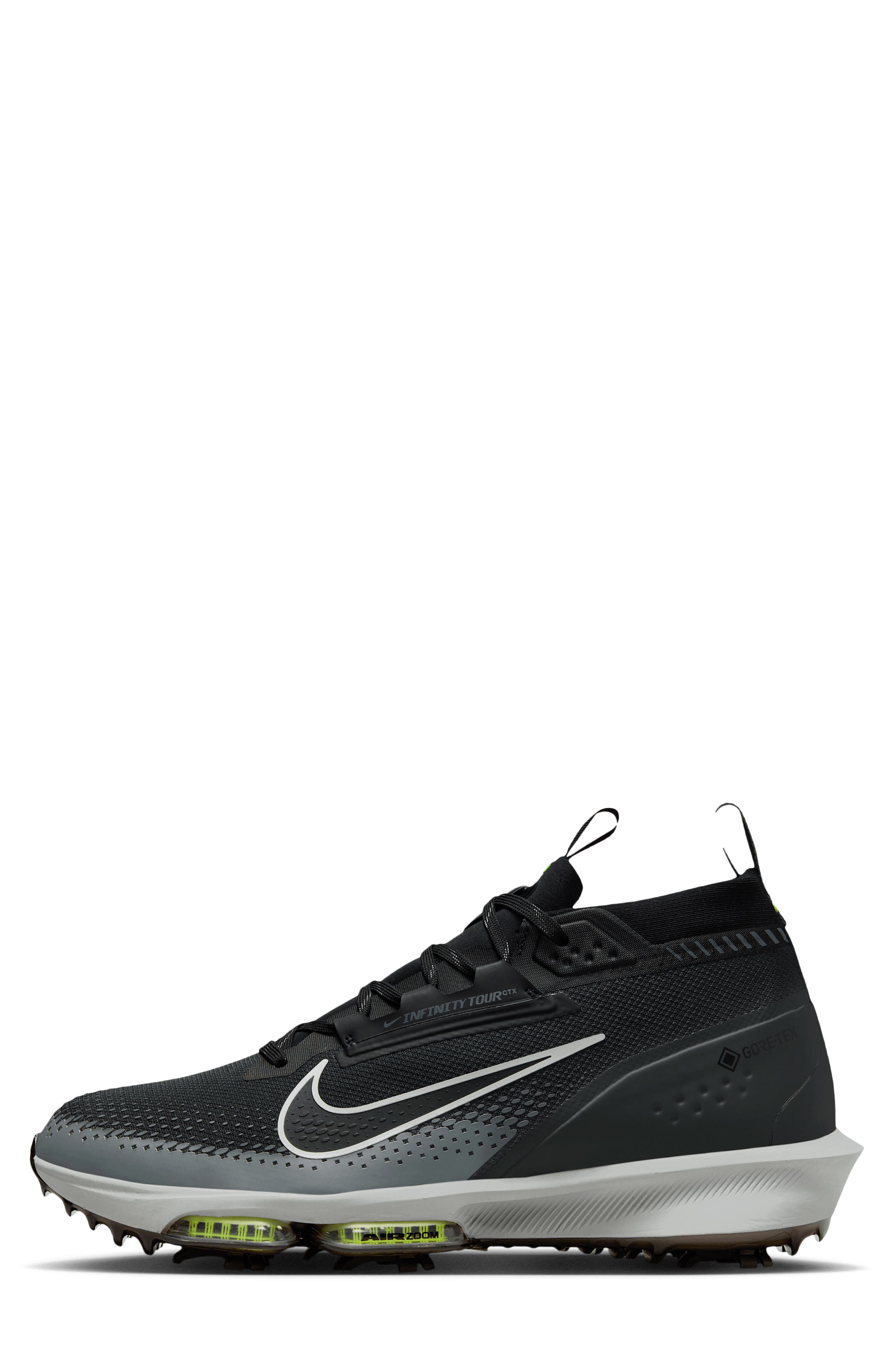 Nike Infinity Tour 2 GORE-TEX Waterproof Golf Shoe, Alternate, color, Dark Smoke Grey/ Black