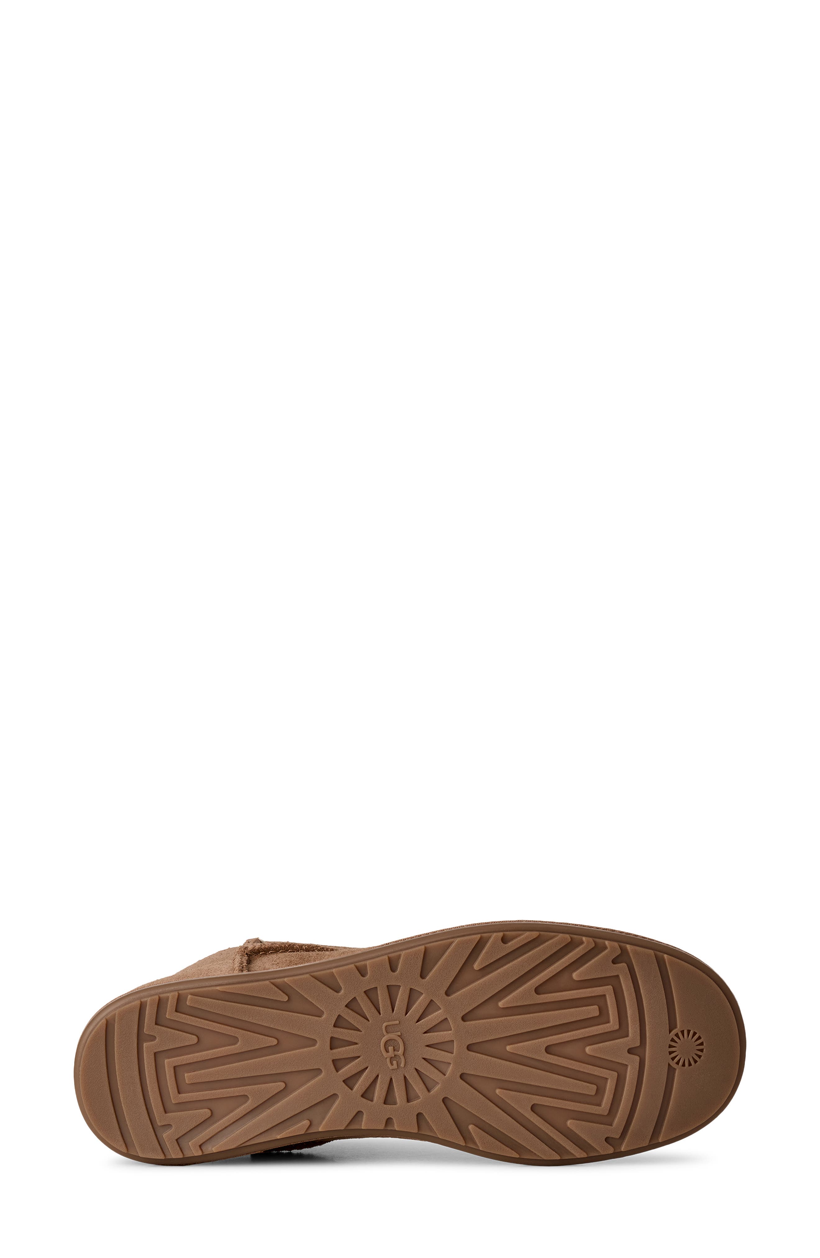 Classic Mini Deconstructed Genuine Shearling Lined Boot, Alternate, color, CHESTNUT