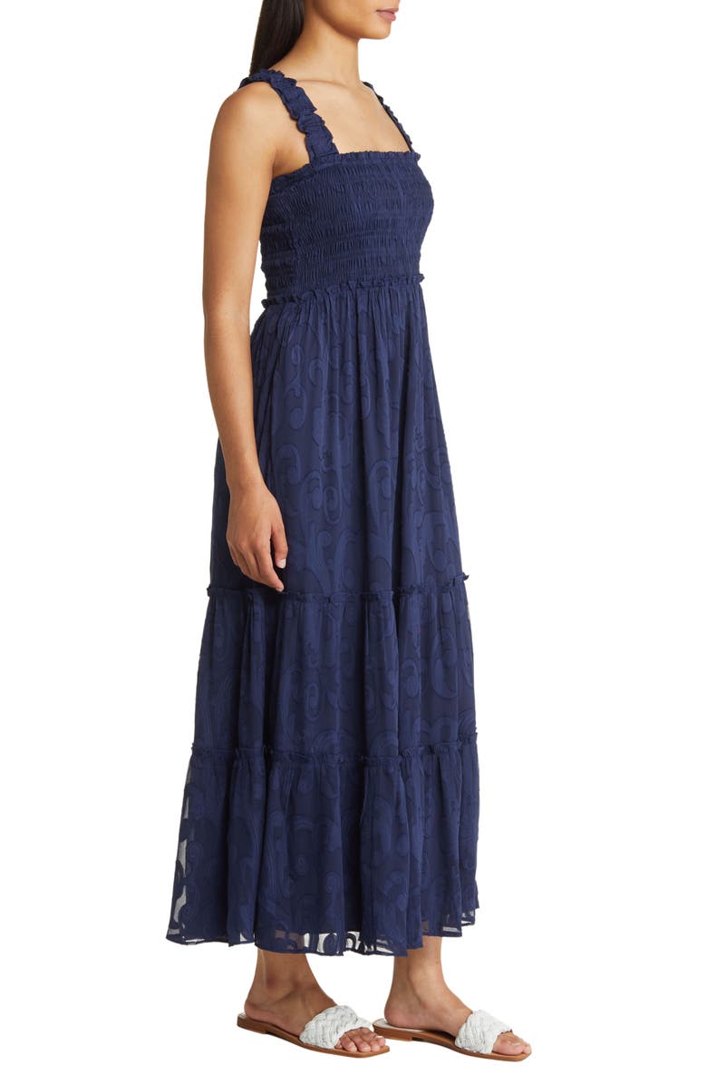 Lilly Pulitzer<sup>®</sup> Hadly Smocked Maxi Sundress, Alternate, color,