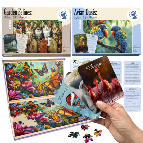60 Piece Large Jigsaw Puzzles Set for Seniors whith Dementia