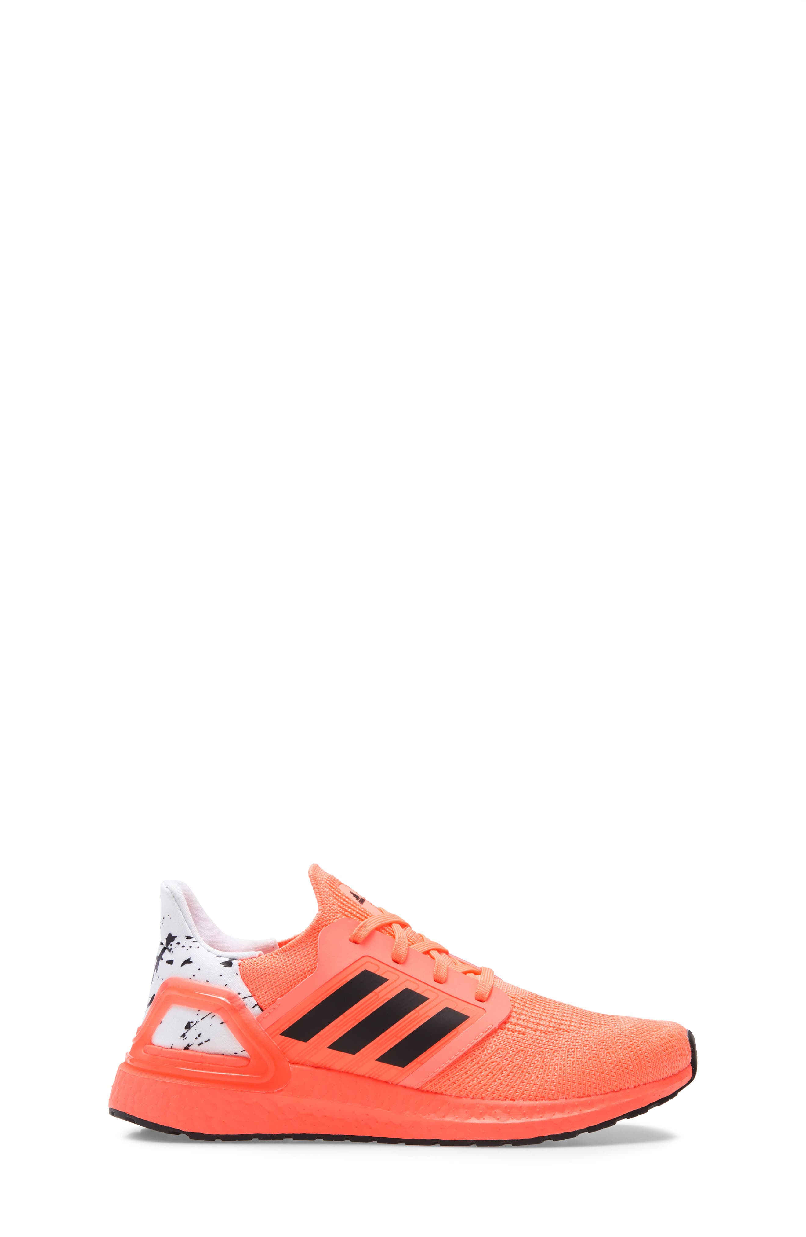 Kids' UltraBoost 20 J Running Shoe, Alternate, color, SIGNAL CORAL/ BLACK/ WHITE
