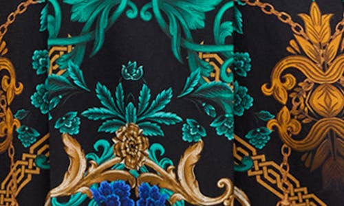 City Chic Ayanna Long Sleeve Maxi Dress In Multi