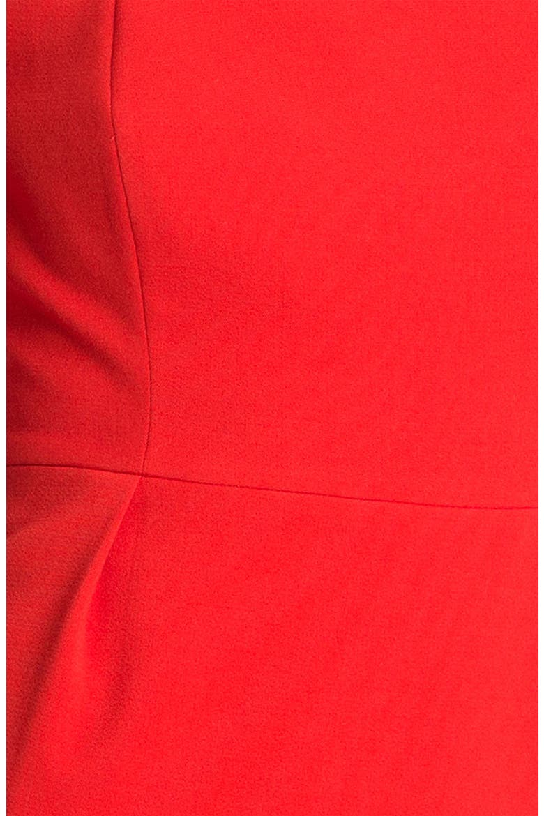 'shiella' woven sheath dress, Alternate, color, MODERN RED