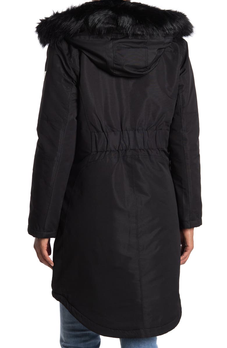 GUESS Faux Fur Trim Hooded Parka, Alternate, color,