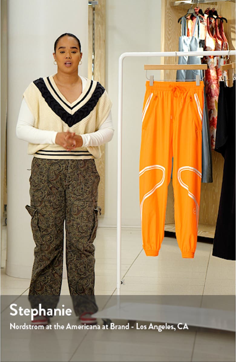 High Waist Recycled Polyester Track Pants, sales video thumbnail