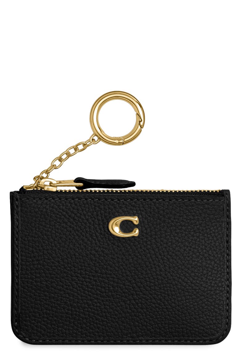 Essential Mini ID Card Case, Main, color, B4/BLACK