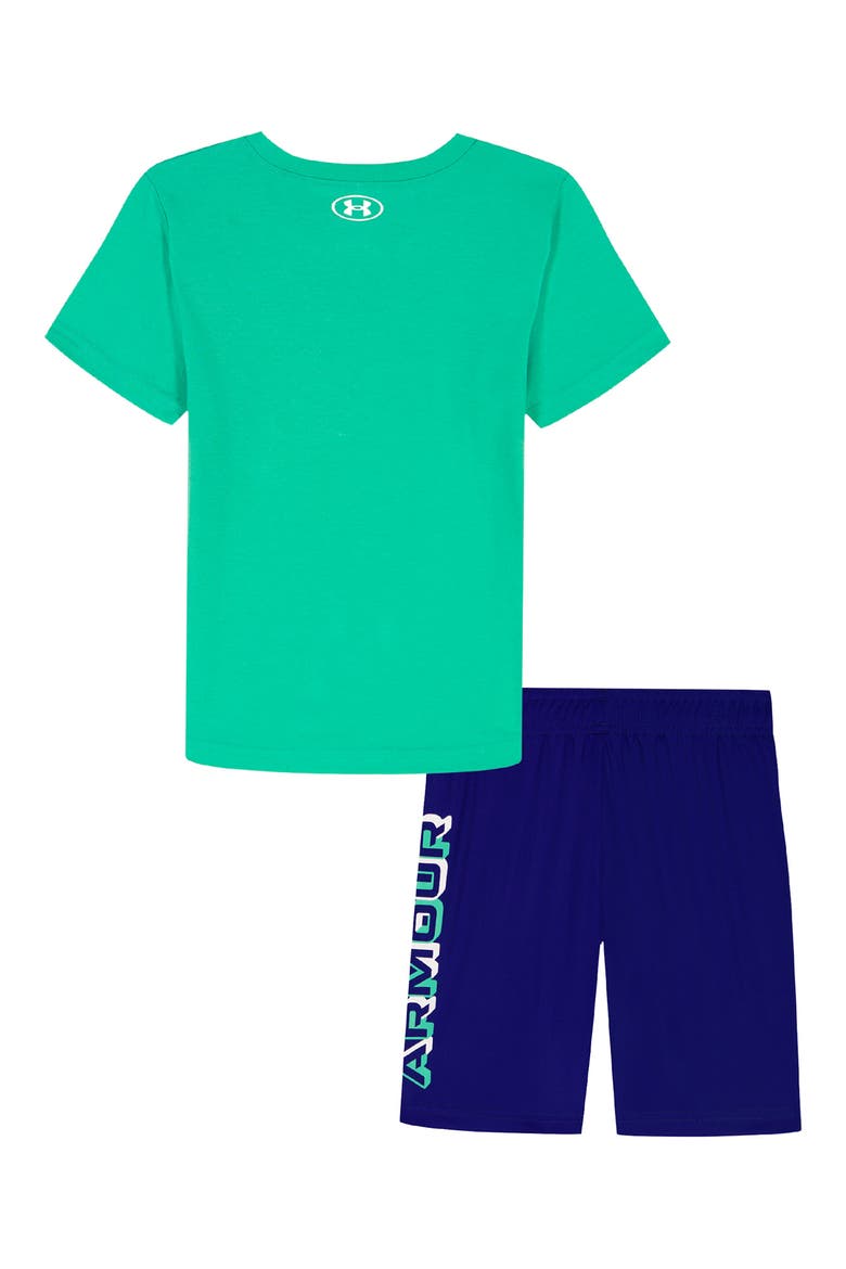 Kids' Dimension Core Graphic T-Shirt & Shorts Set, Alternate, color, GREEN MODE