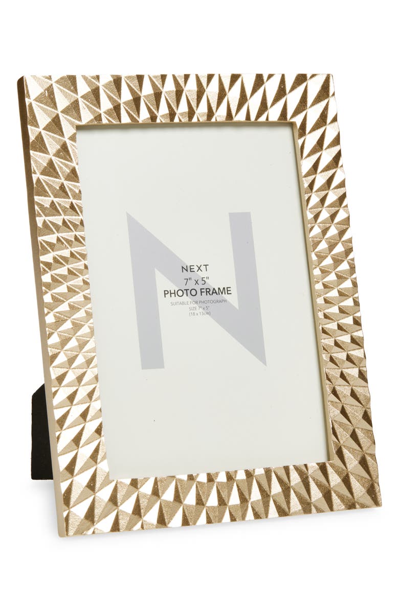 NEXT Metallic Geometric Picture Frame, Main, color, 