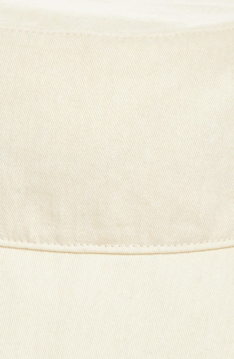 Faherty Pigment Dyed Organic Cotton Bucket Hat, Alternate, color, Egret