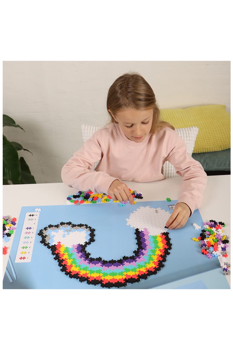 500-Piece Rainbow Puzzle by Number, Alternate, color, MULTI