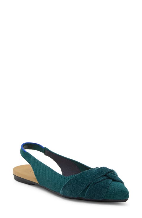 The Twist Point Slingback