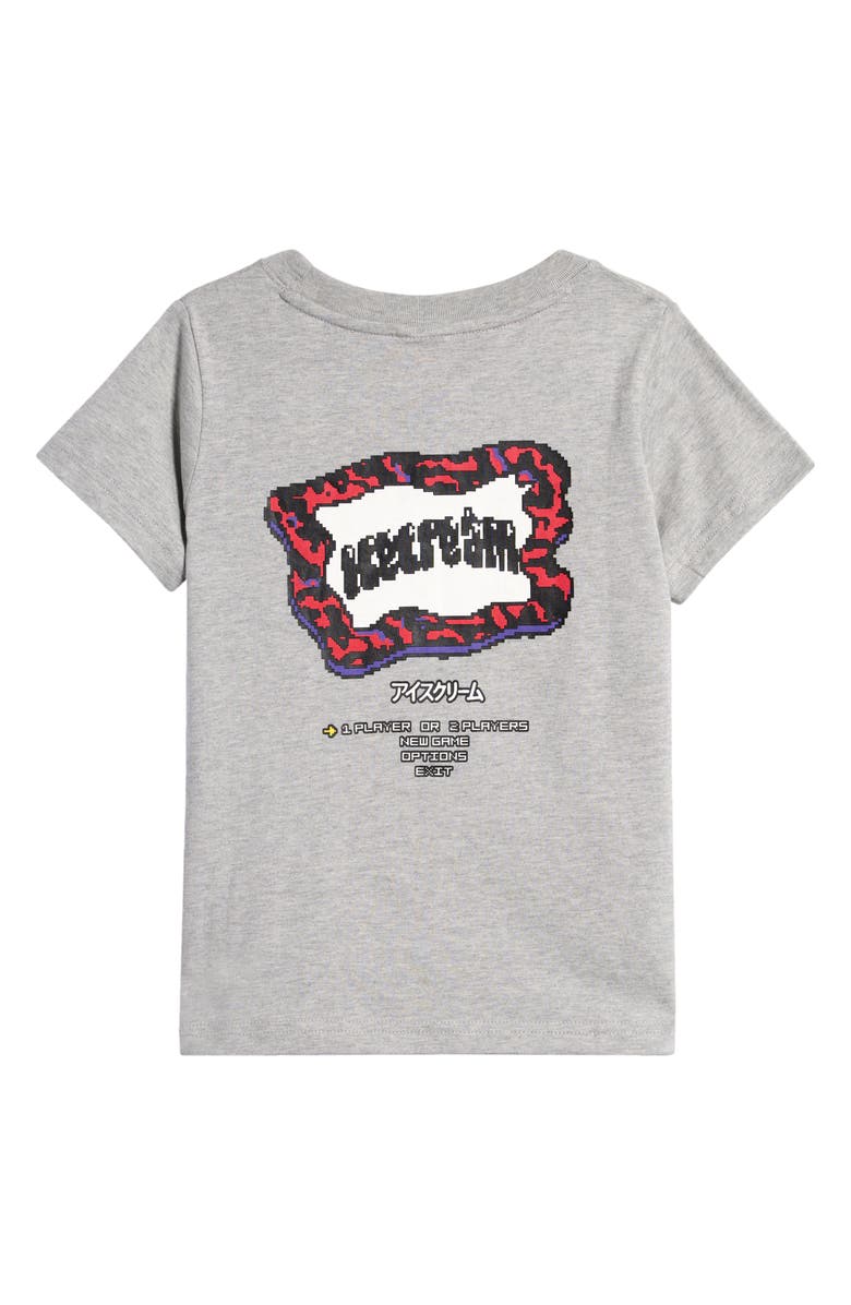 ICECREAM Kids' Lava Flag Cotton Graphic T-Shirt, Alternate, color, Heather Grey