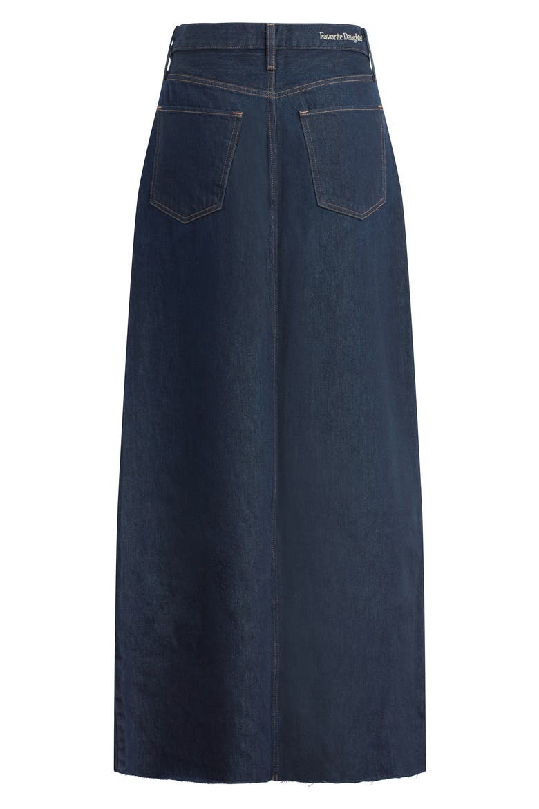 The Sunny Denim Maxi Skirt, Alternate, color, PERTH