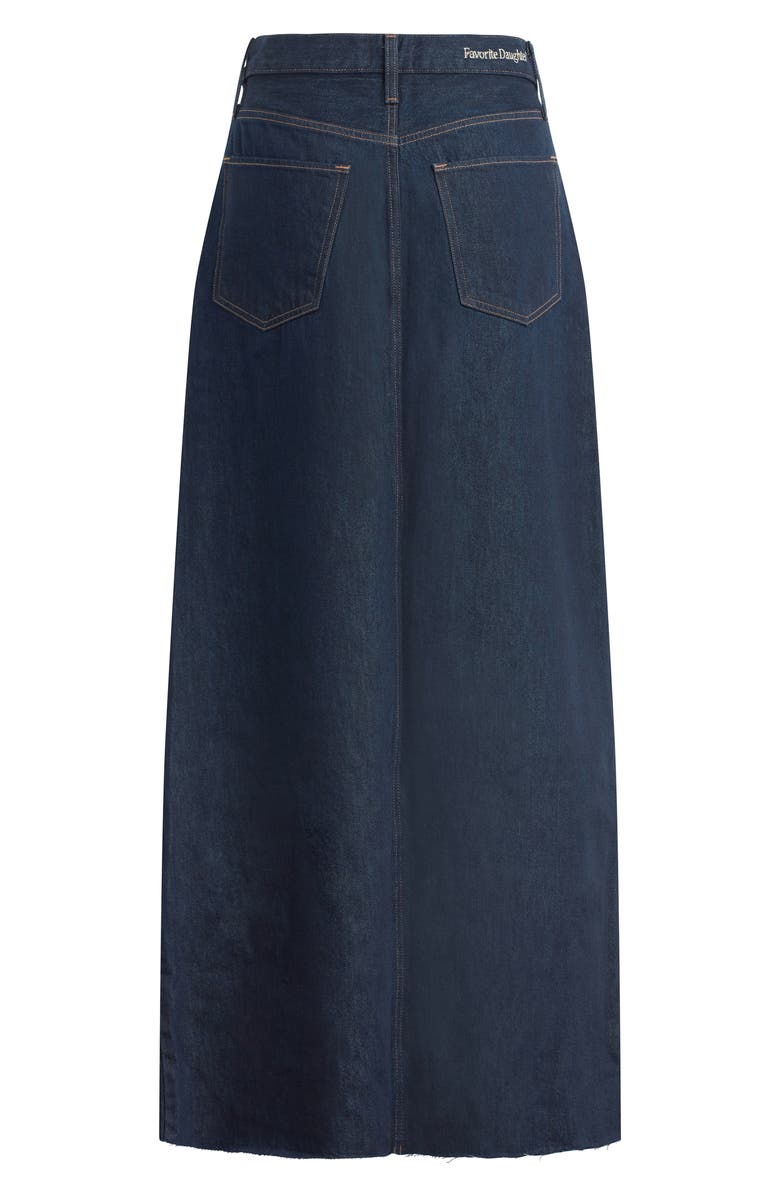 Favorite Daughter The Sunny Denim Maxi Skirt, Alternate, color, Perth