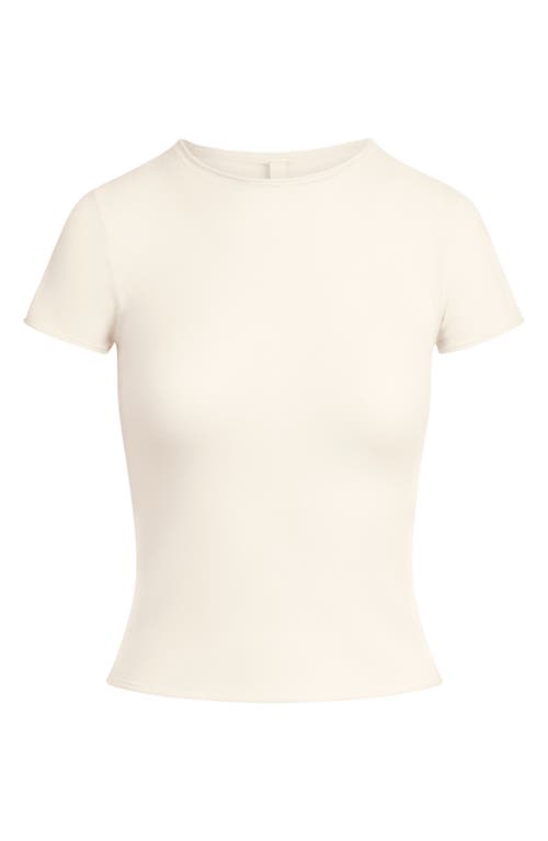Skims Cashmere T-shirt In White