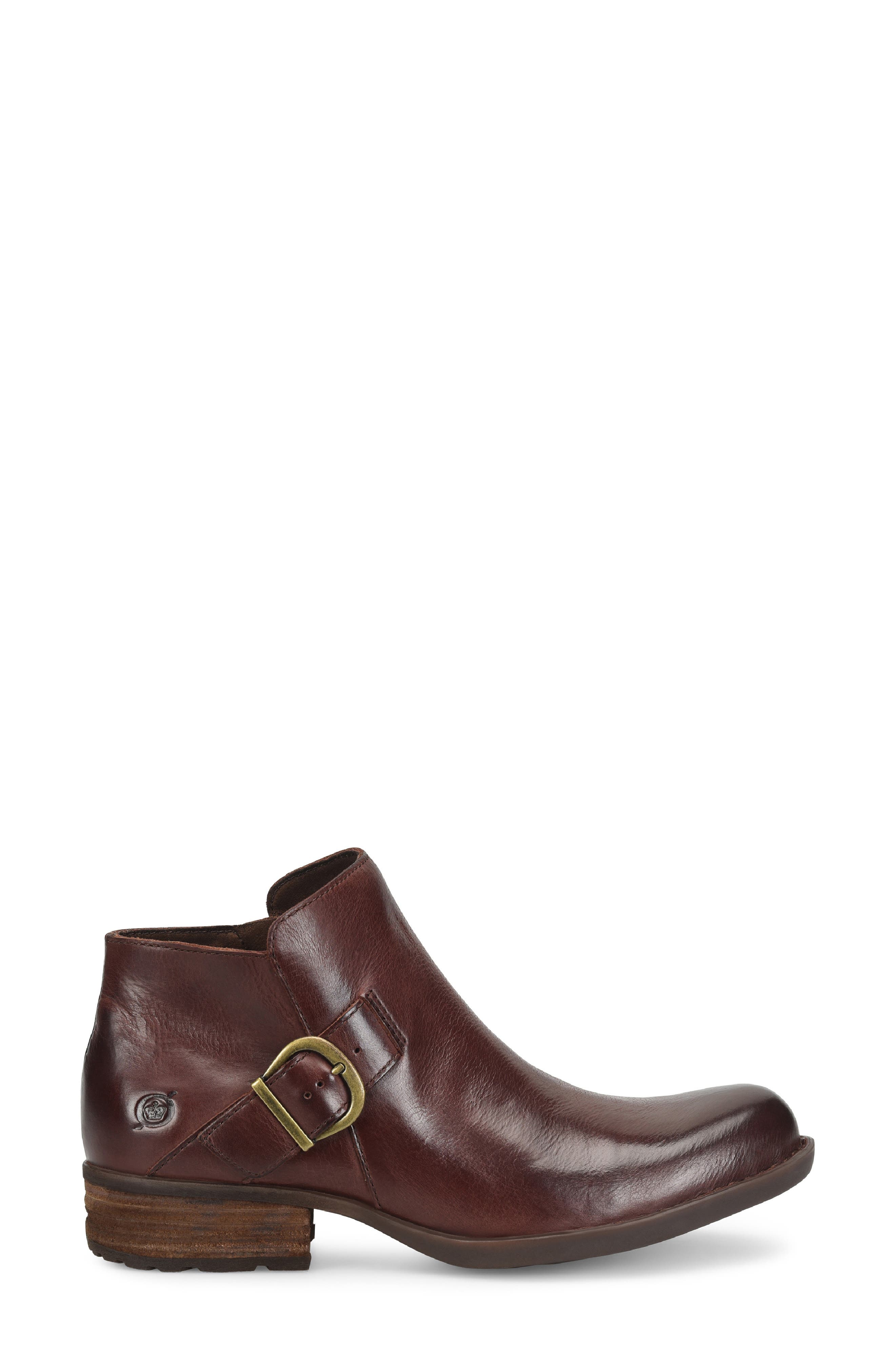 Kace Bootie, Alternate, color, BROWN LEATHER