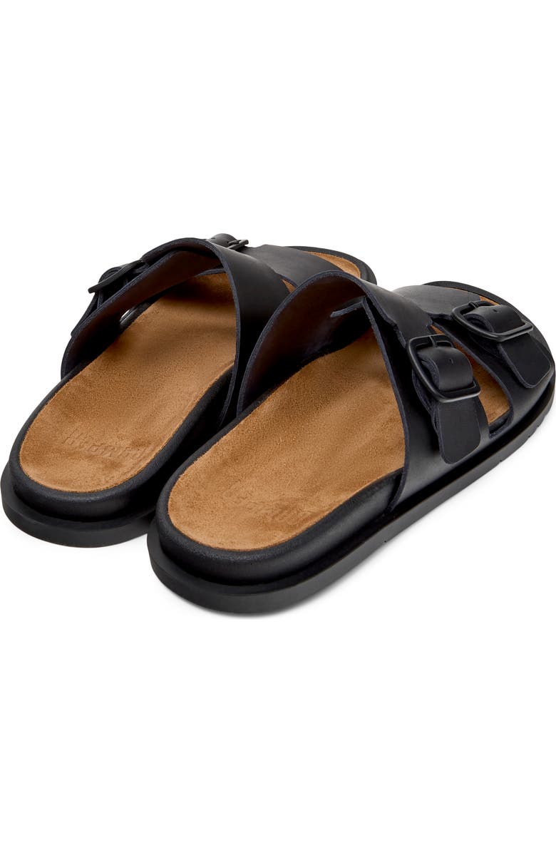 Camper Lluc 2-Strap Sandal, Alternate, color, Black