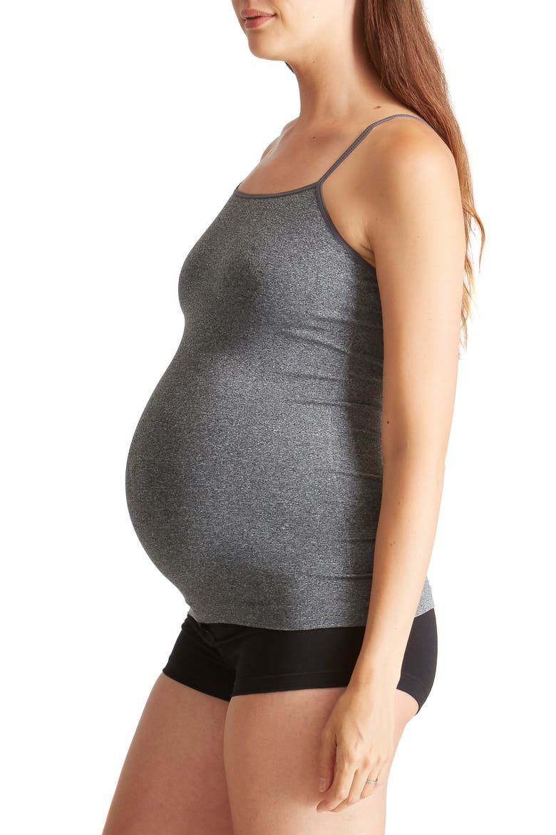 Ingrid & Isabel® Everyday Seamless Maternity Camisole, Alternate, color, HEATHER GREY