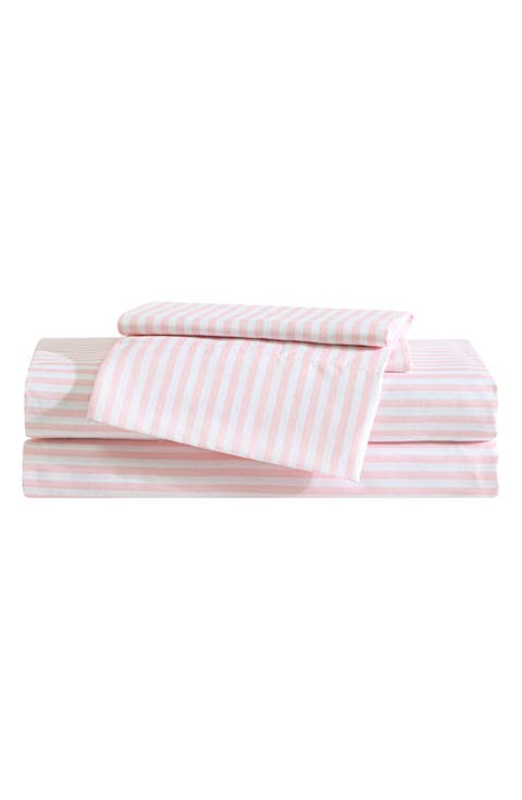 Little Stripe Microfiber Sheet Set