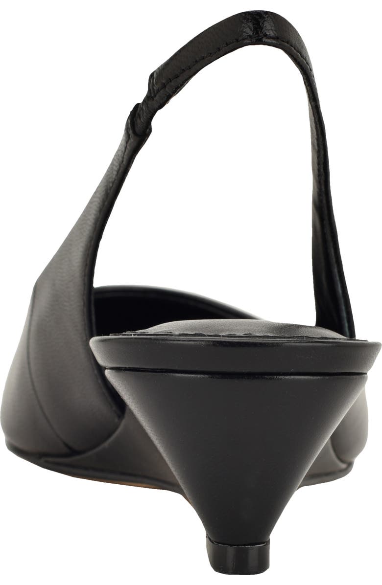 Calvin Klein Mavalyn Slingback Pointed Toe Wedge Pump, Alternate, color, Black