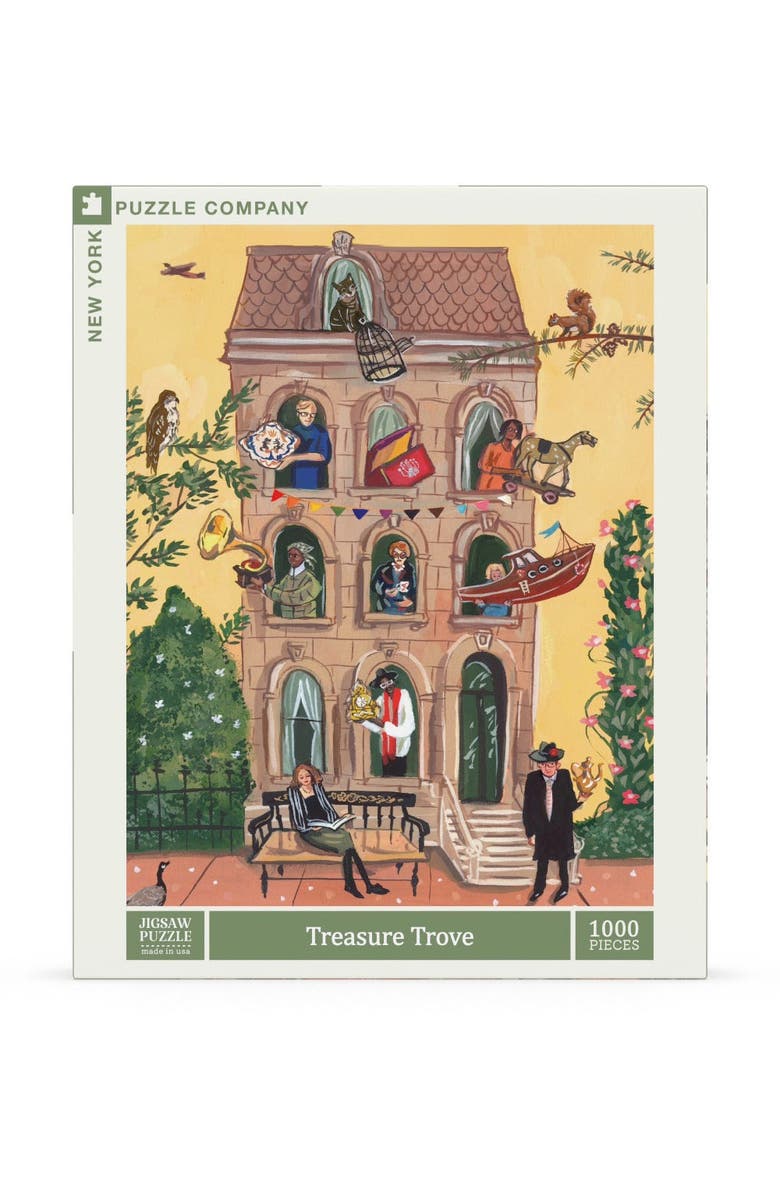 NEW YORK PUZZLE COMPANY Treasure Trove 1000 Piece Puzzle, Main, color, NO COLOR