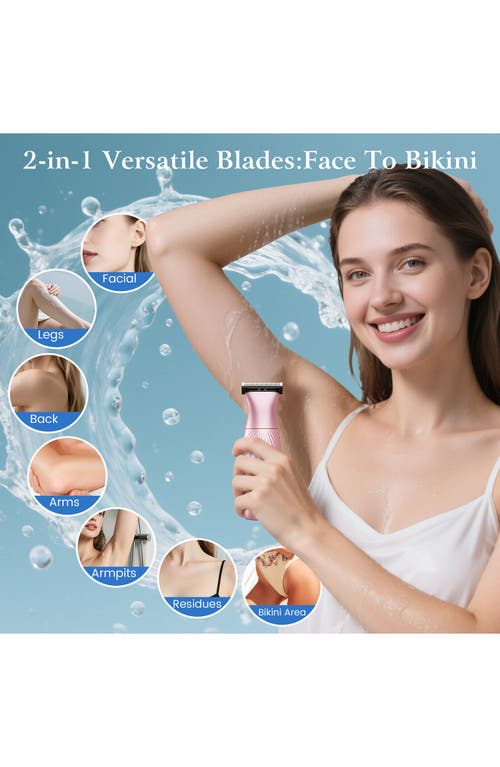 Lila By Akunbem Pearl P1 Pro 2-in-1 Bikini Trimmer & Shaver In Transparent